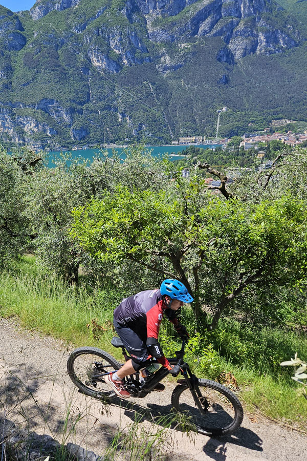 Percorsi bike nel Garda Trentino